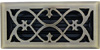 Solid Antique Brass Victorian Register