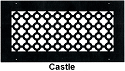 Gold Series Wall Register Castle Style