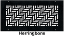 Gold Series Wall Register Herringbone Style