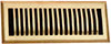Zoroufy 2 X 12 Classic Floor Register - Polished Brass
