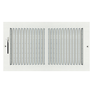 14 x 8 Stamped Steel Sidewall / Ceiling Register - White